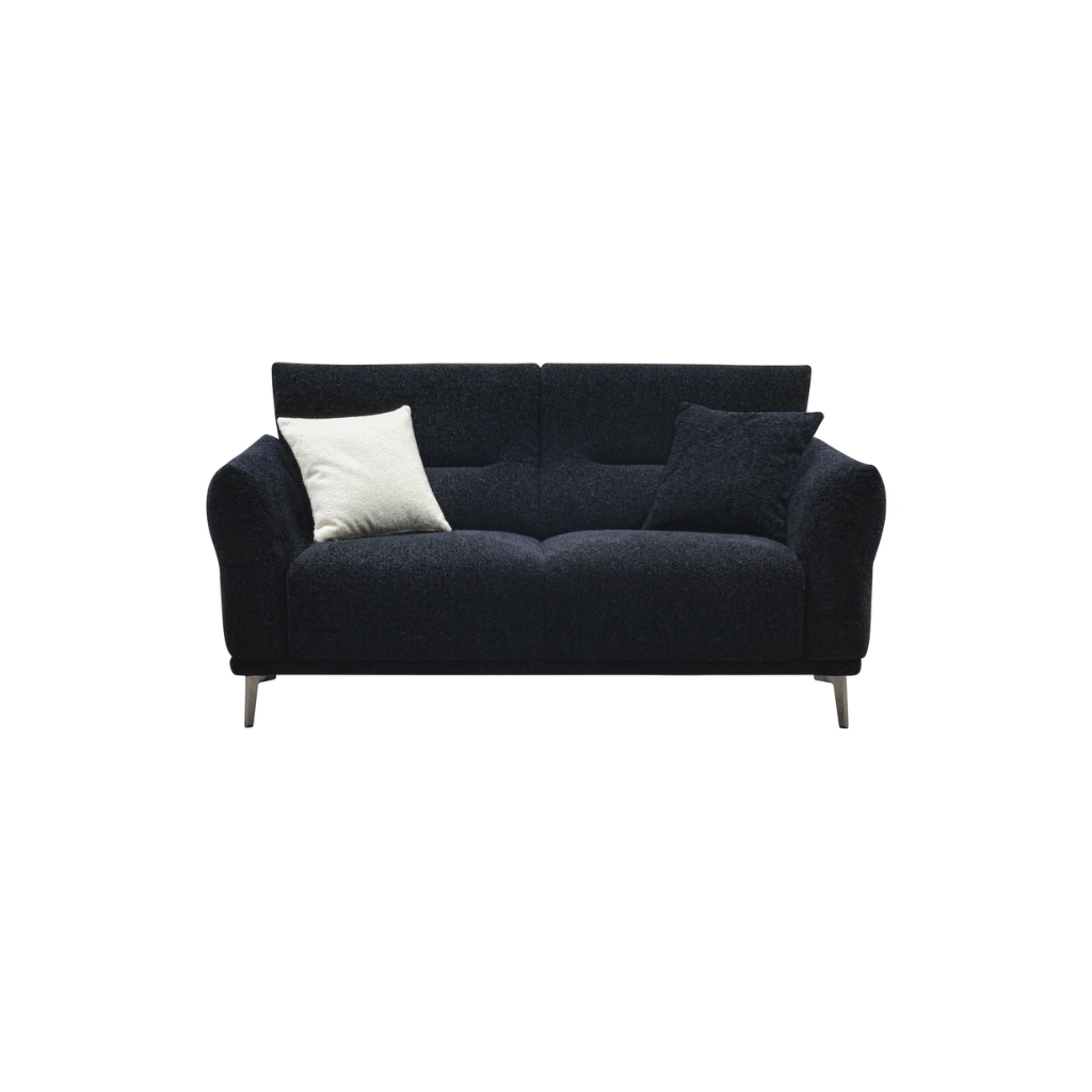 Aluxo Albany Sofa in Black Lux Boucle Fabric