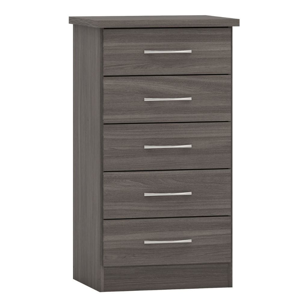 Nevada 5 Drawer Narrow Chest