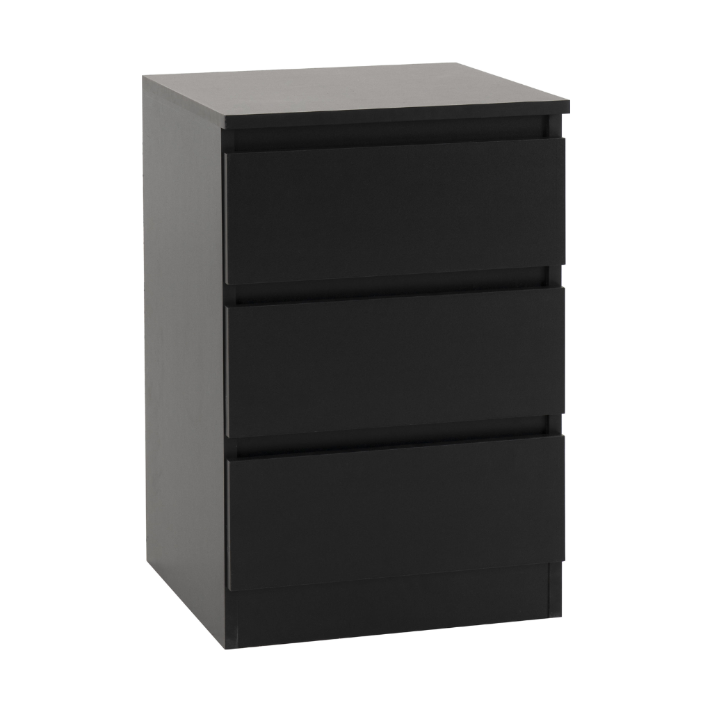 Malvern 3 Drawer Bedside