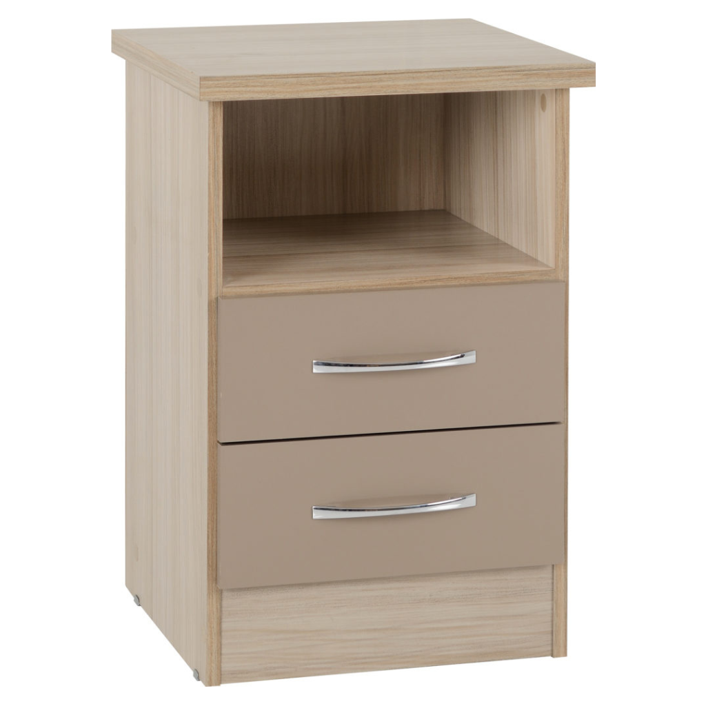 Nevada 2 Drawer Bedside