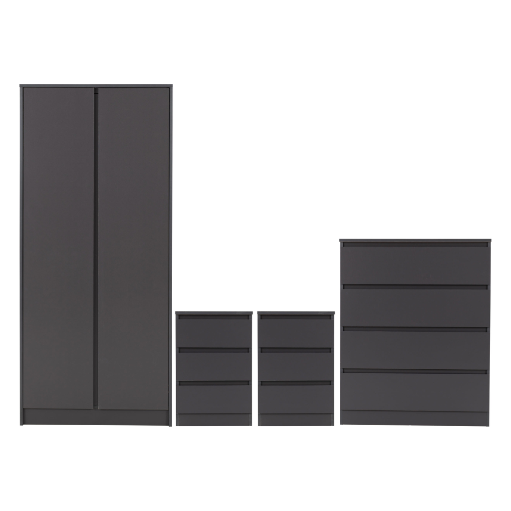 Malvern 2 Door Wardrobe Bedroom Set