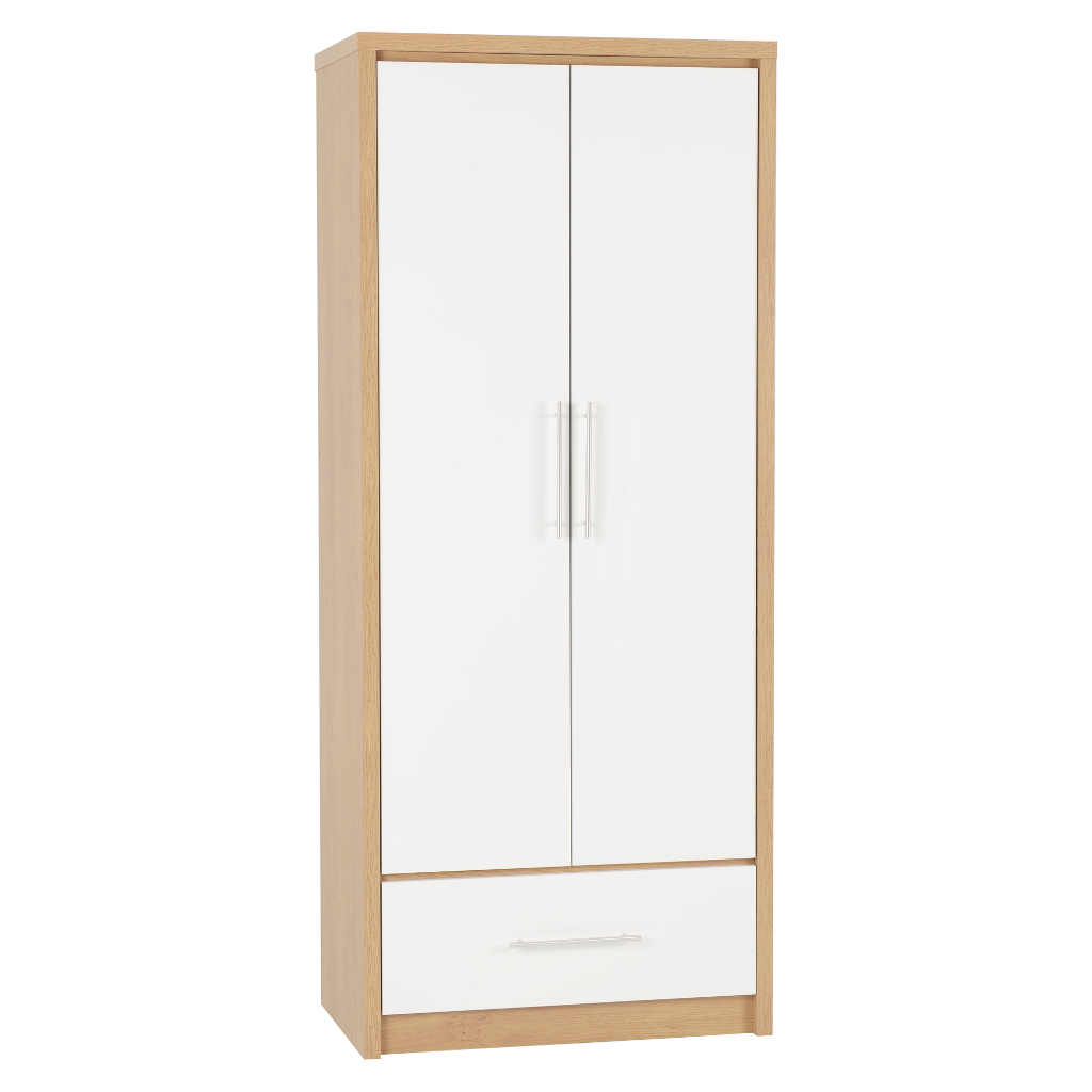 Seville 2 Door 1 Drawer Wardrobe
