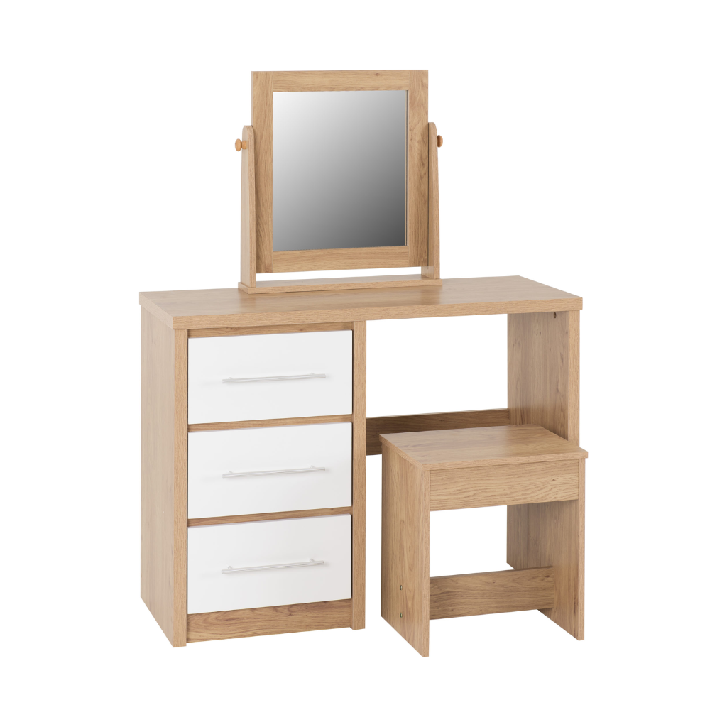 Seville 3 Drawer Dressing Table Set