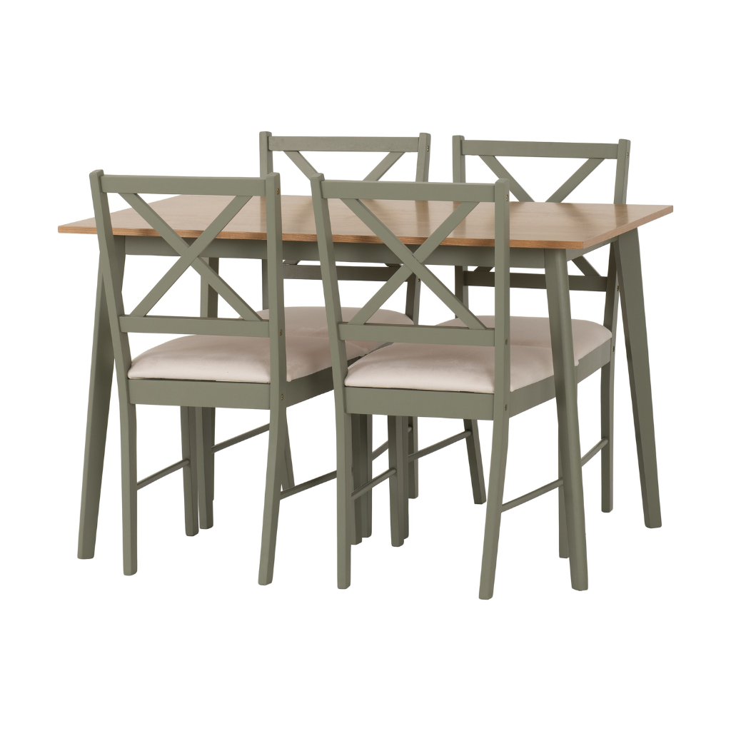 Balfour Dining Set Table and 4 Chairs