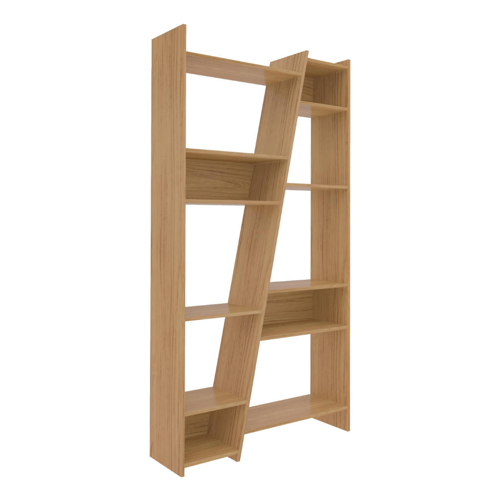 Naples Bookcase with Inlaid Centre Sections