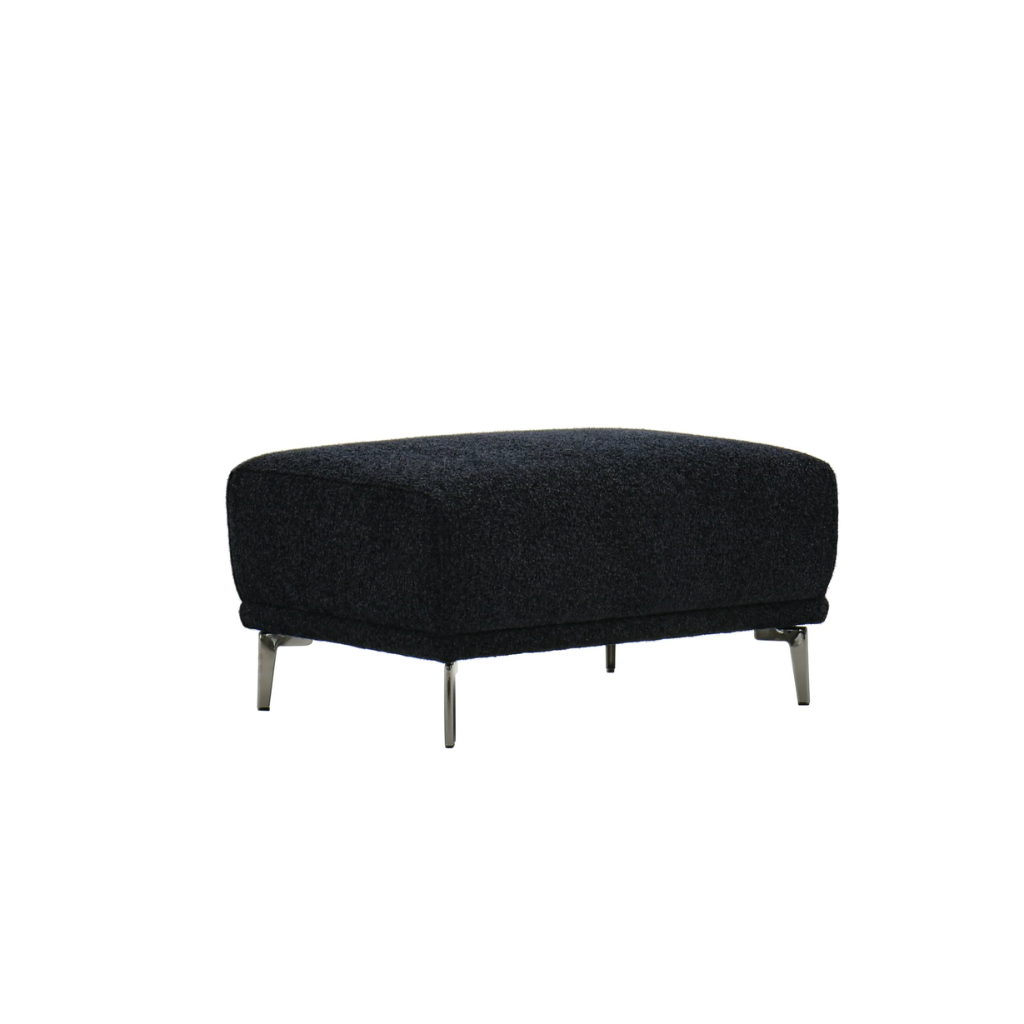 Aluxo Albany Sofa in Black Lux Boucle Fabric