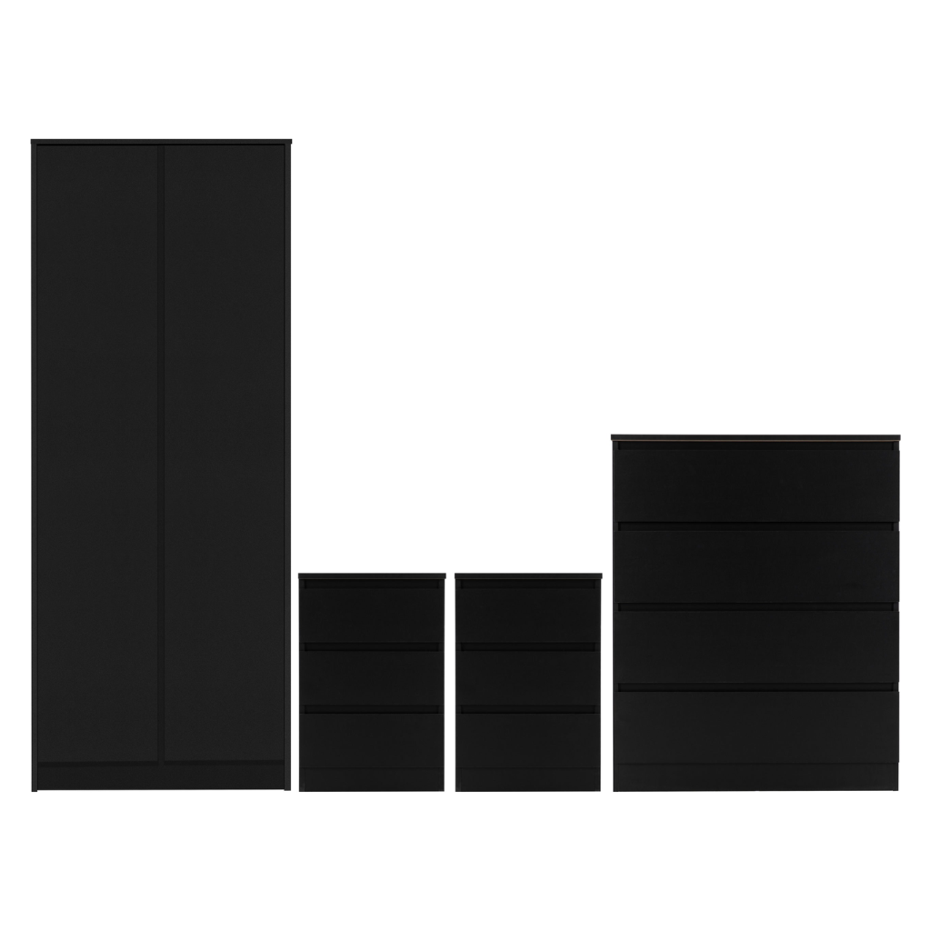 Malvern 2 Door Wardrobe Bedroom Set