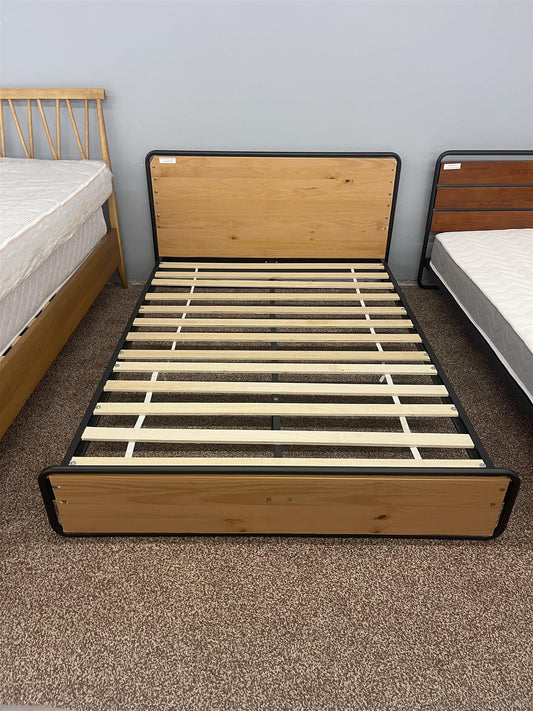 Double Wood Bed Frame