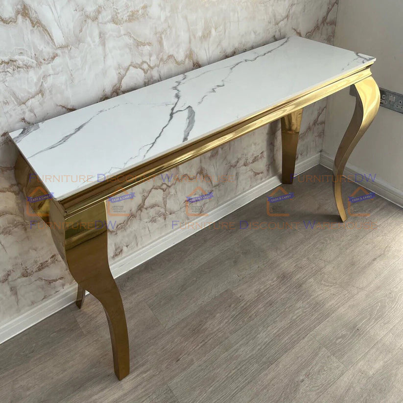 Louis Gold Console Table 120m