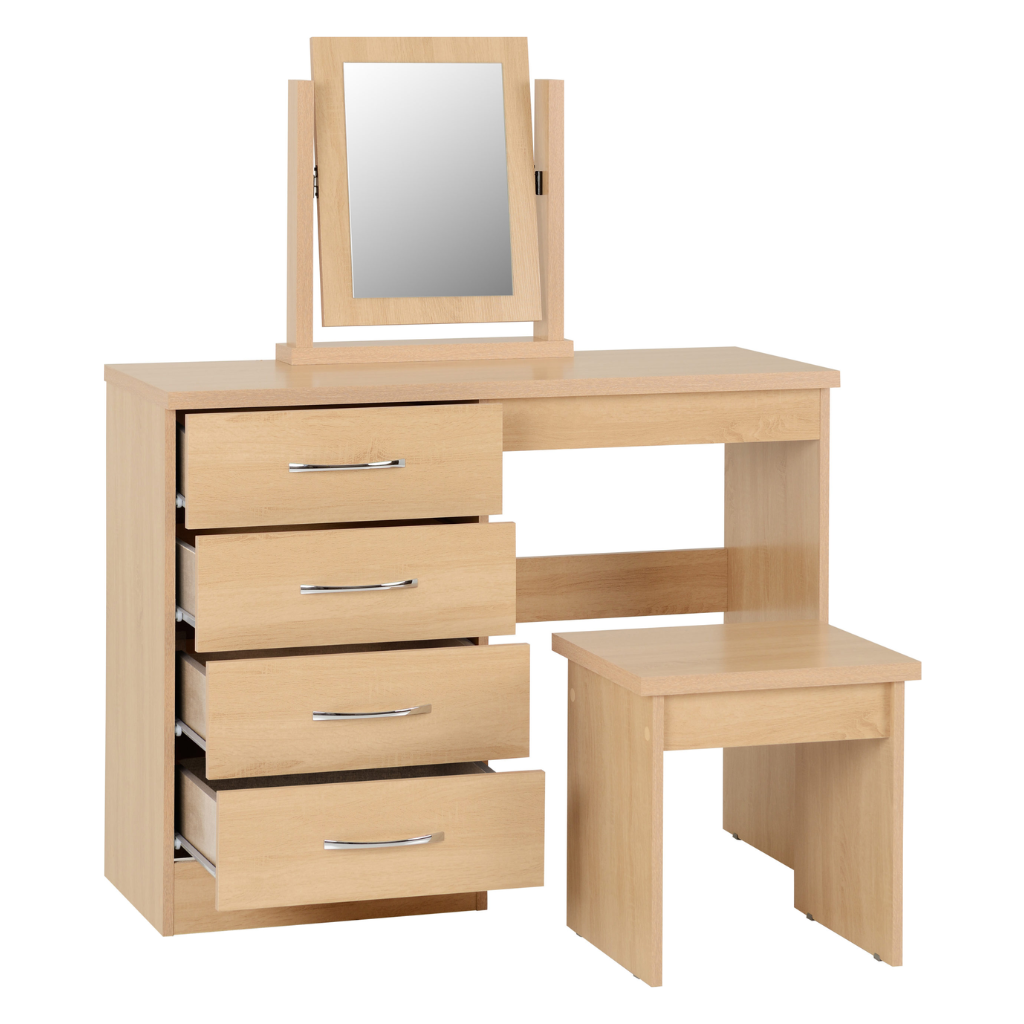 Nevada 4 Drawer Dressing Table Set