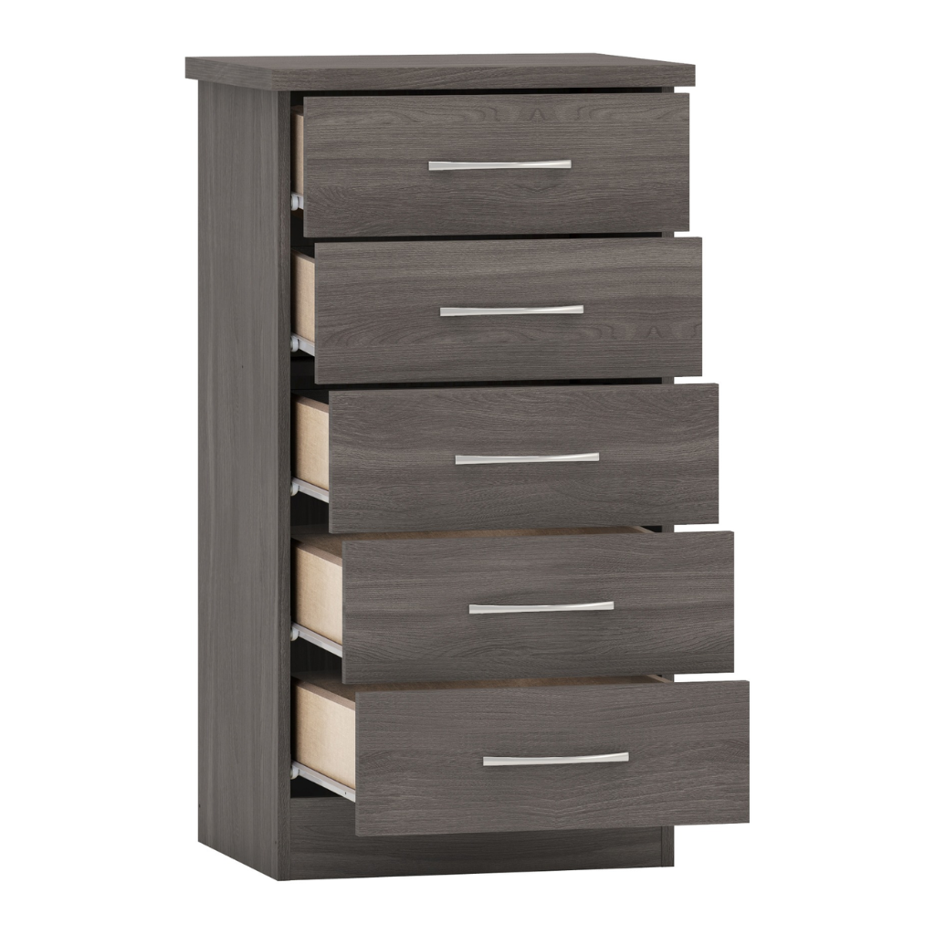 Nevada 5 Drawer Narrow Chest
