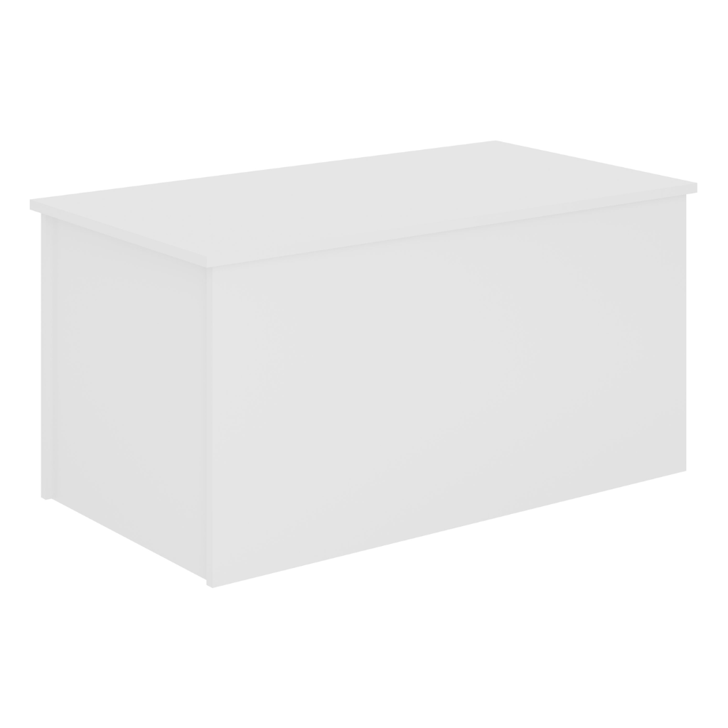 Nevada Blanket Box Grey Gloss/Light Oak Effect Veneer