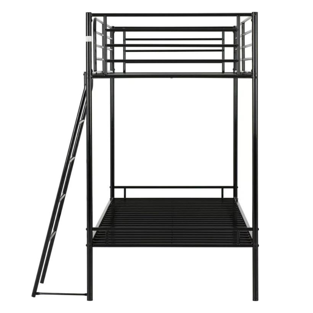 Brandon Metal Framed single Bunk Bed  with Ladder