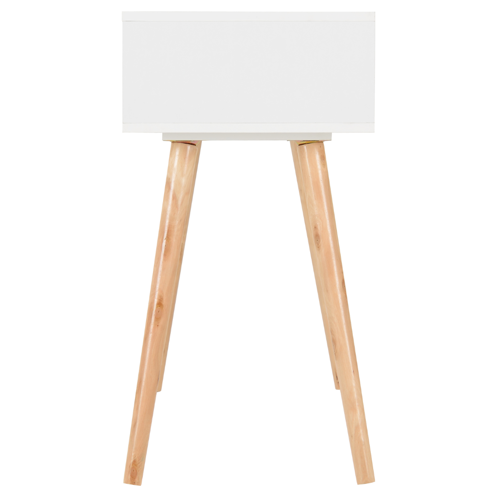 Nordic 3 Drawer Occasional Console Table in Charcoal Effect