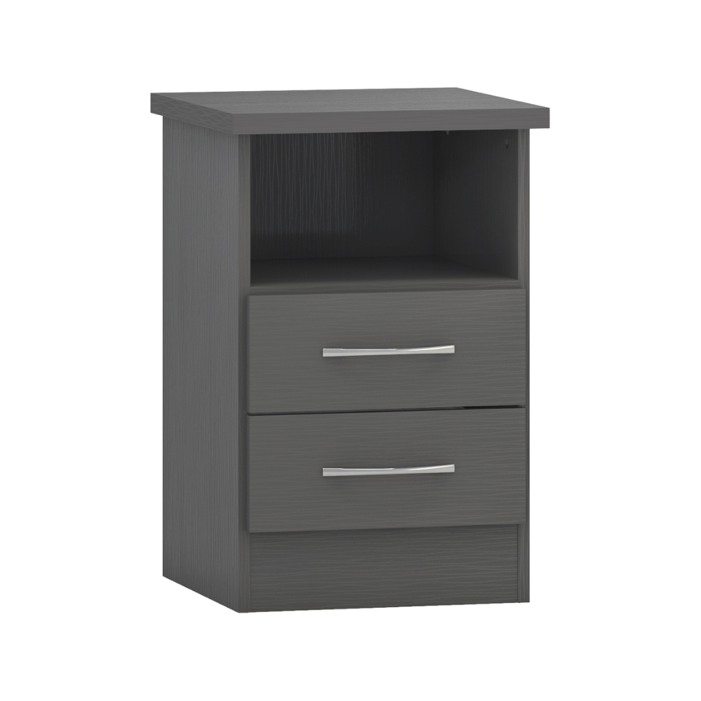 Nevada 2 Drawer Bedside