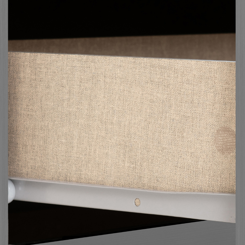 Nevada 3 Drawer Bedside in White Gloss