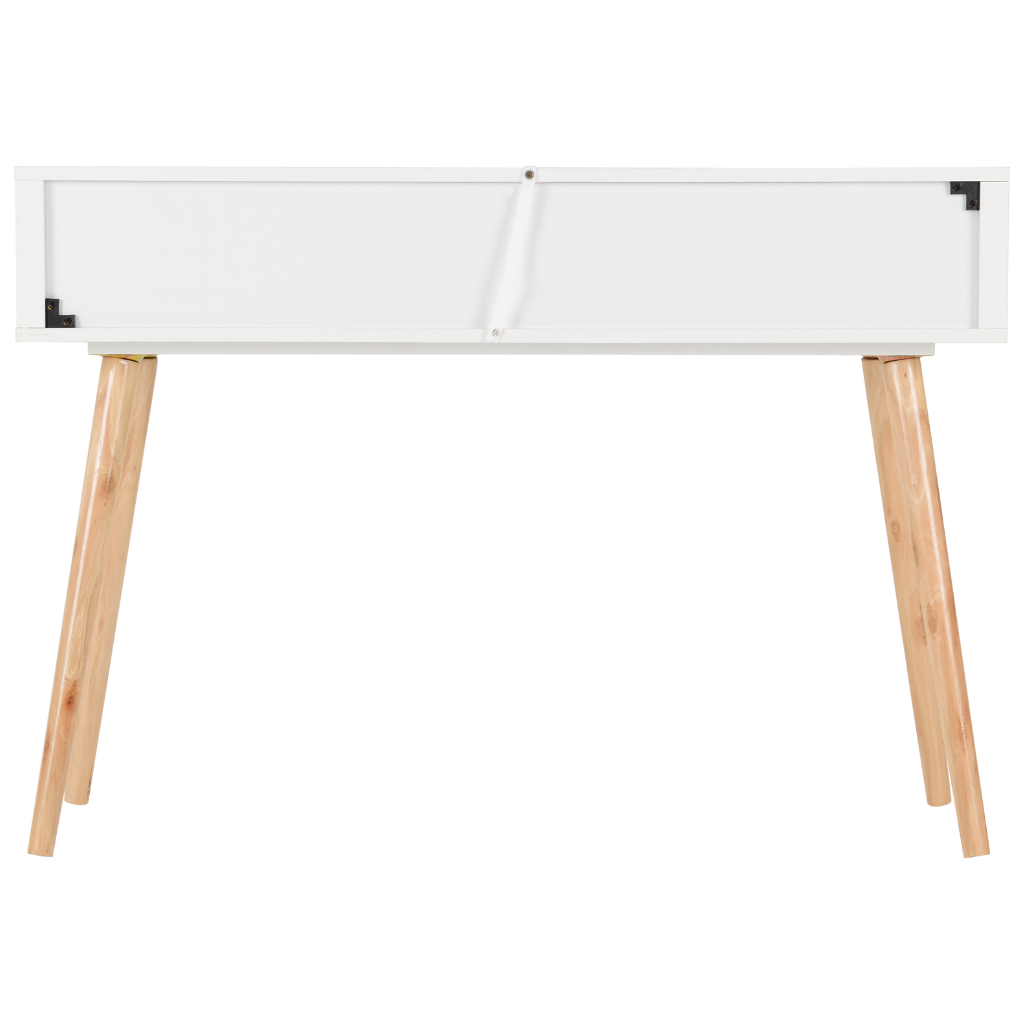 Nordic 3 Drawer Occasional Console Table in Charcoal Effect