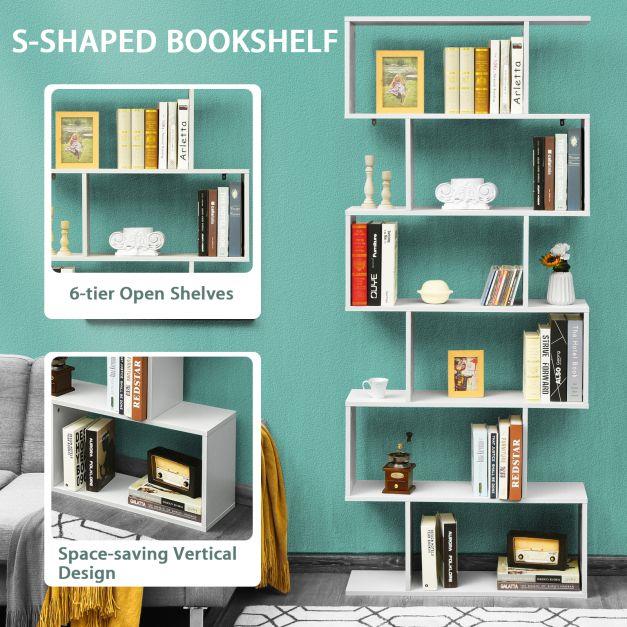 S Shaped Bookshelf