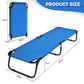Blue Folding Camp Bed
