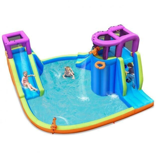 Kids Inflatable Bouncy Castle with Double Slides