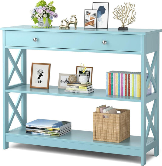 3 Tier Console Table with Storage