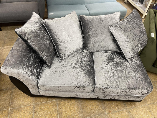 2 Seater Crushed Velvet Sofa Piece
