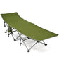 Green Folding Camp Bed