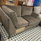 Grey Velvet 2 Seater Sofa