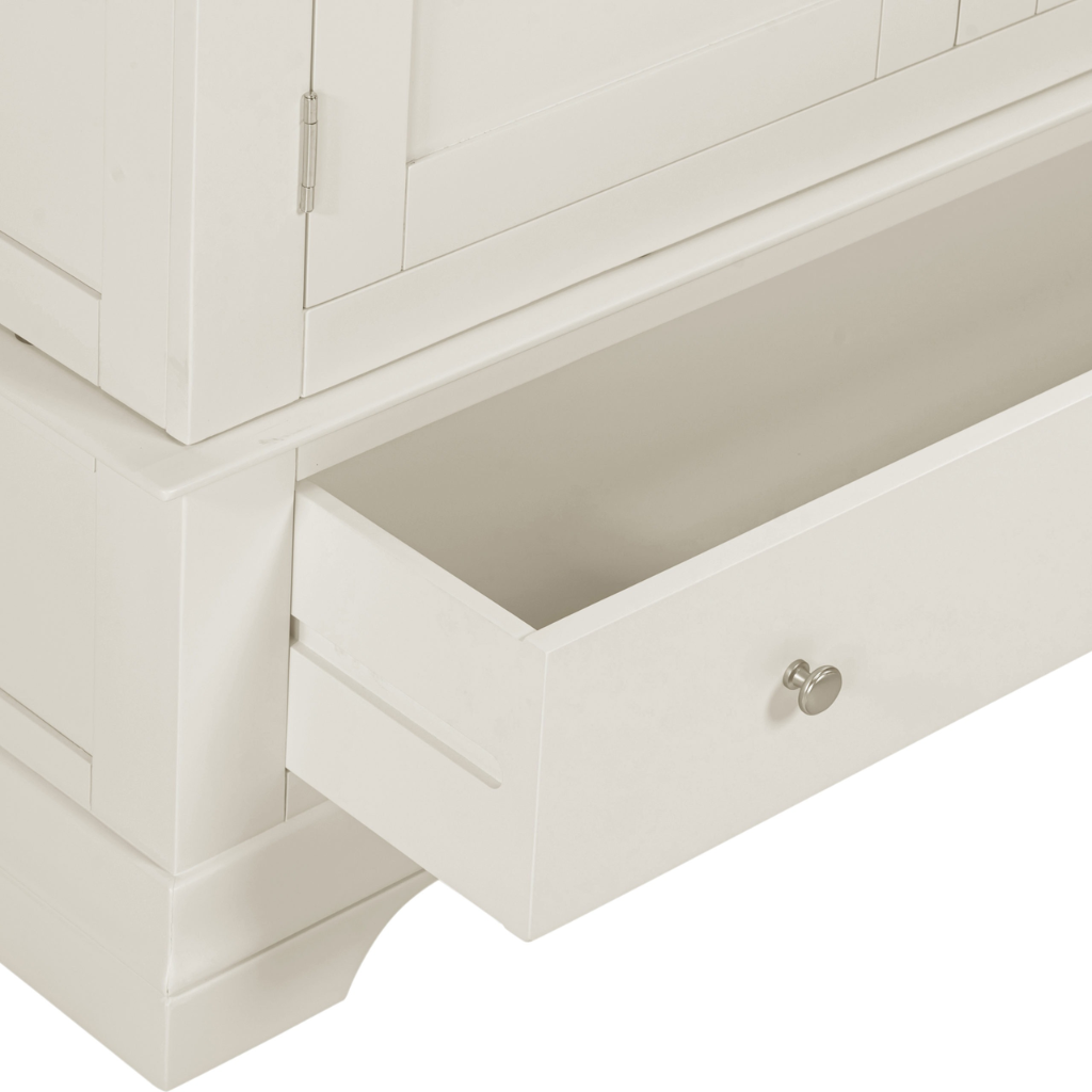 Bordeaux 3 Door Wardrobe White Drawer