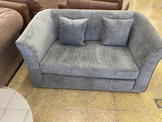 Grey Fabric Cuddle Chair
