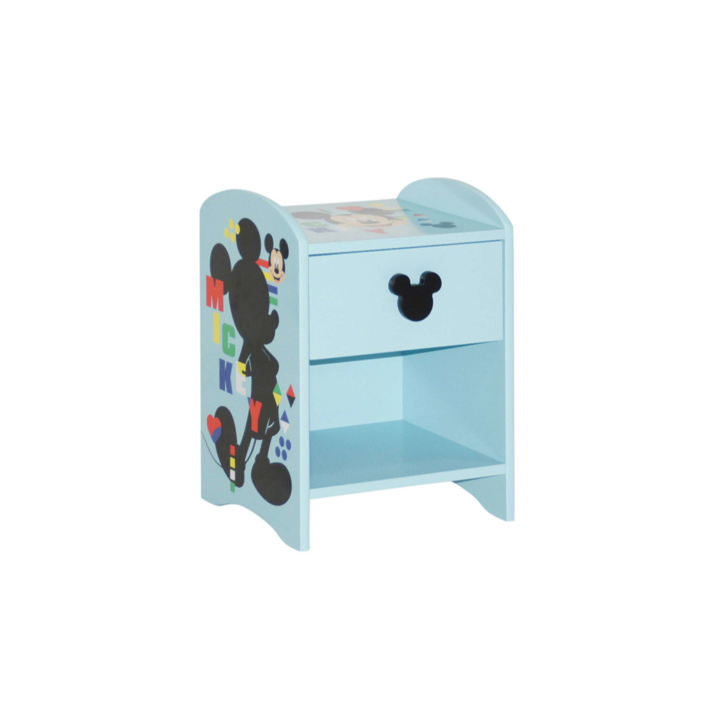 Mickey Mouse Bedside Table Front View