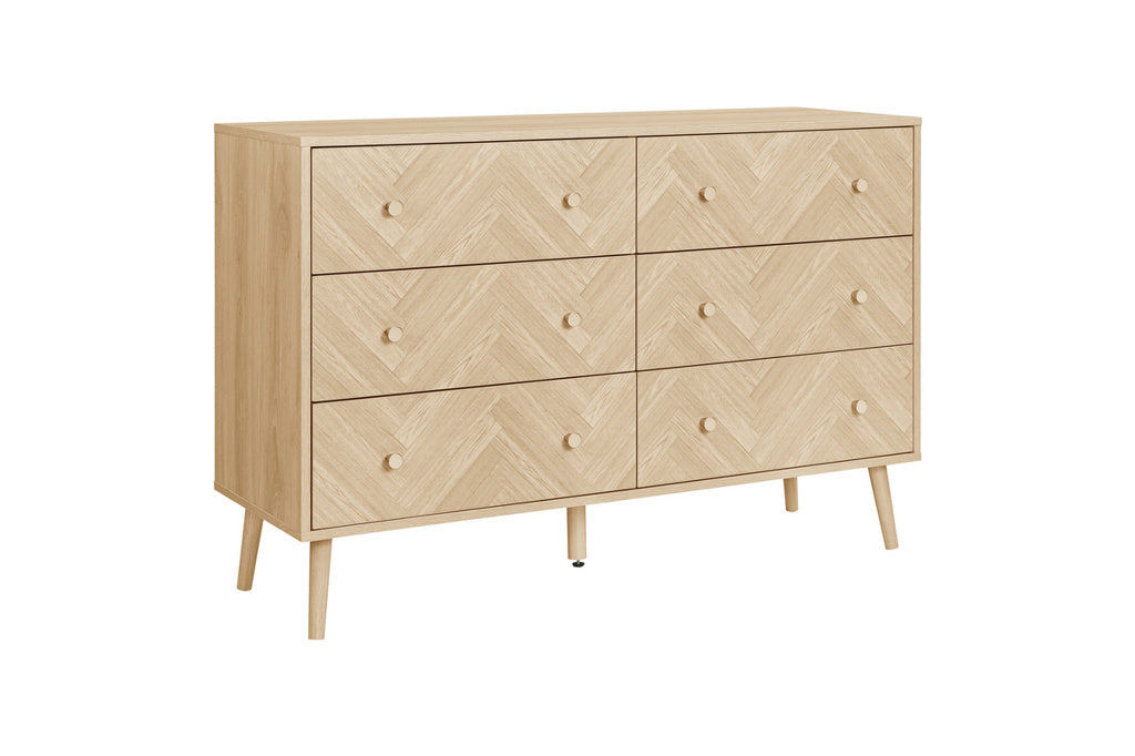 Herringford Oak Chest of Drawer