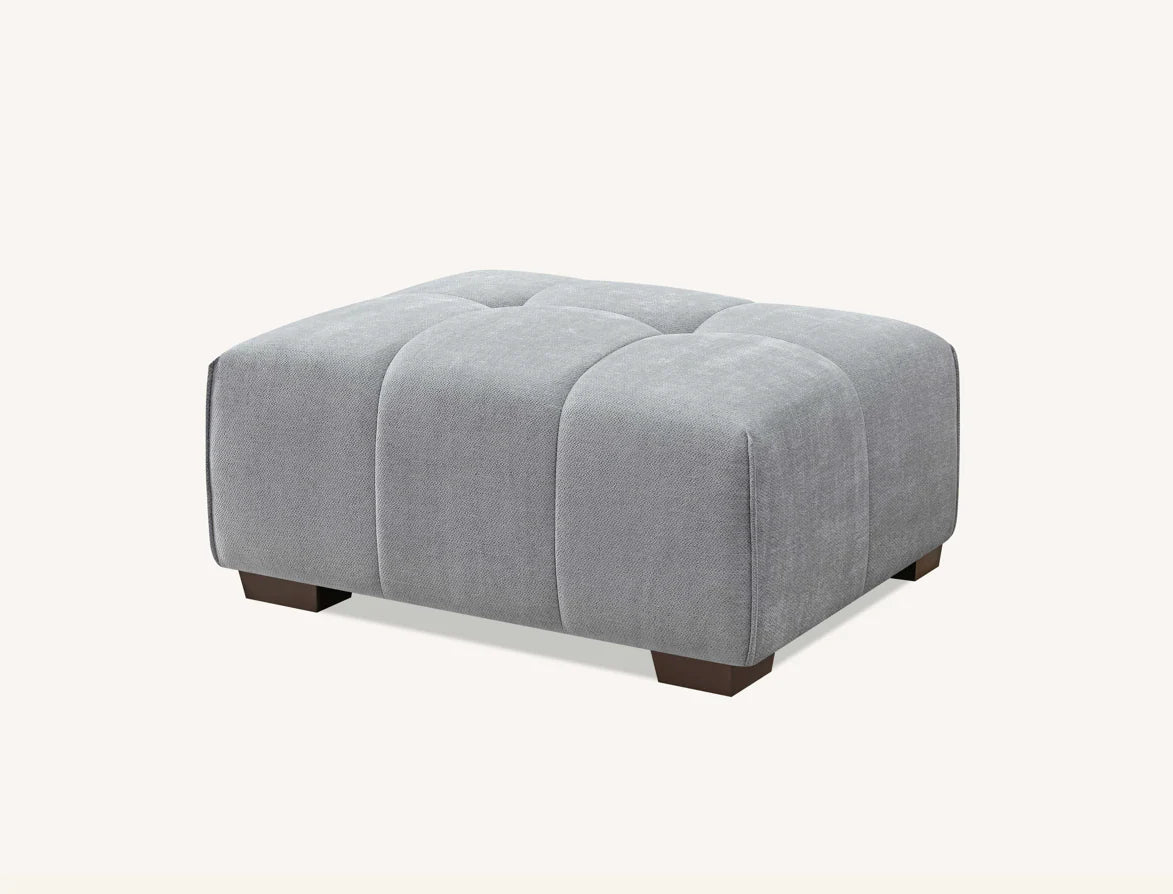 Aluxo Leonard Corner Sofa in Cloudy Grey Boucle