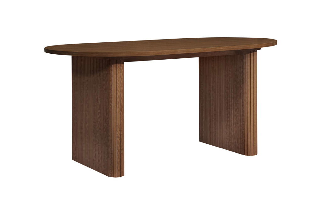 Axel Oval Fluted Dining Table