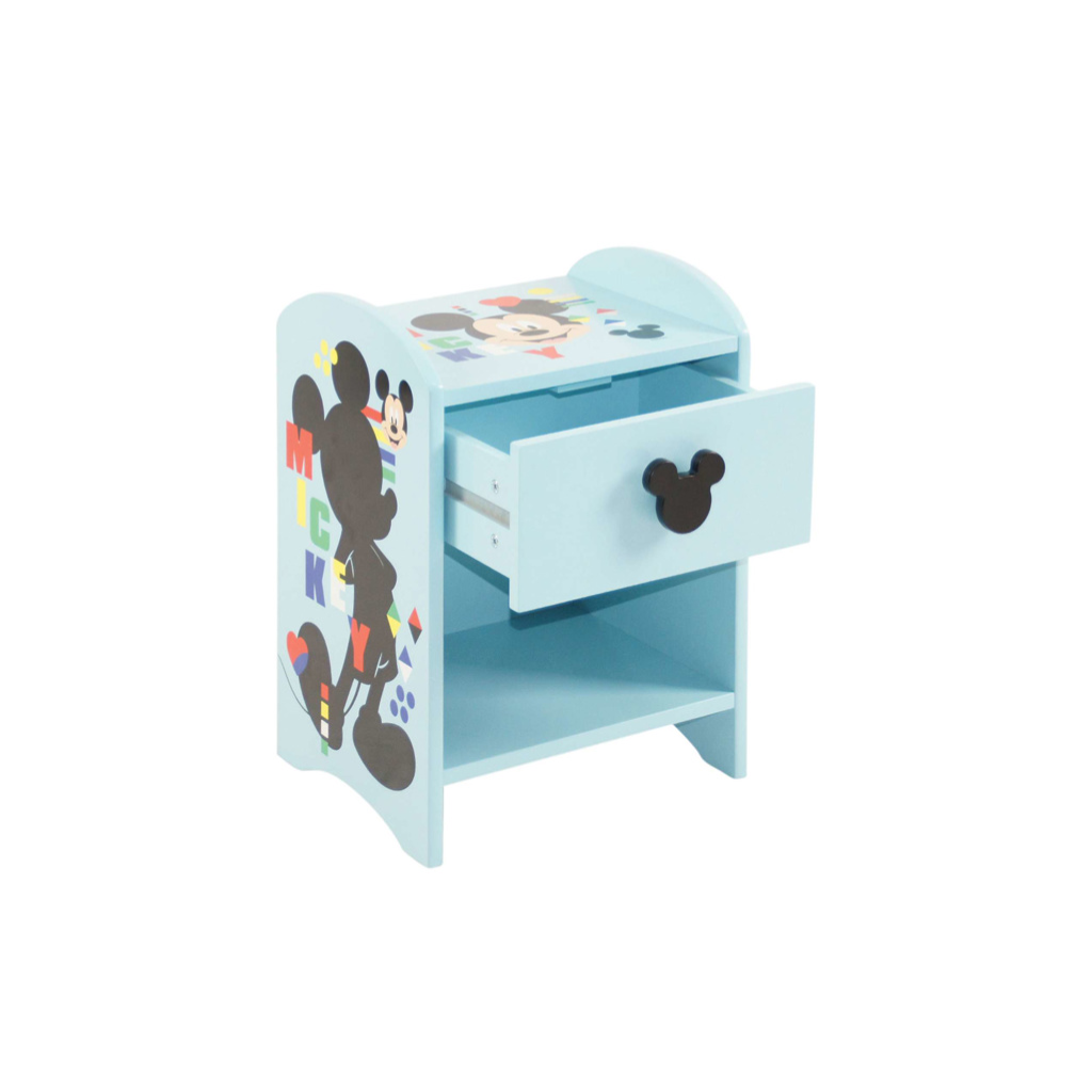 Mickey Mouse Bedside Table Opened Drawer