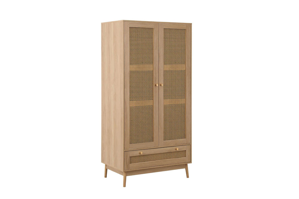 Croxley Rattan Wardrobe
