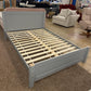 Grey Double Wooden Bed Frame