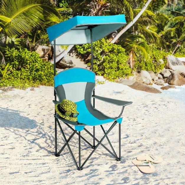 Blue Folding Camping Chair