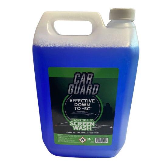 Car Guard Screen Wash 5L Clean Streak Free Finish Ready To Use Formula