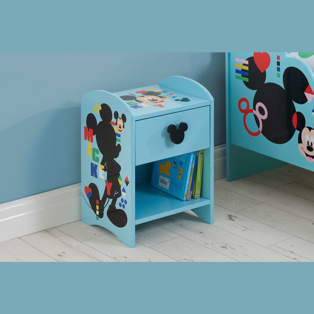 Mickey Mouse Bedside Table In Use