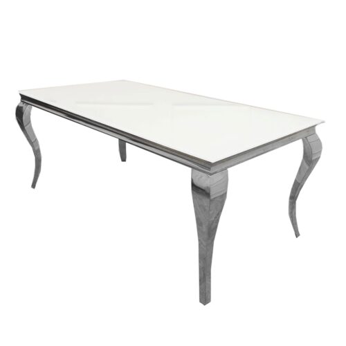 Louis Chrome Dining Table