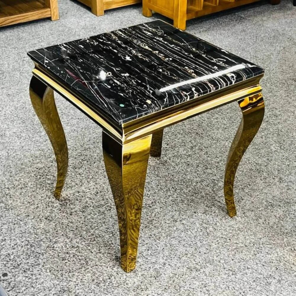 Louis Gold Lamp Table