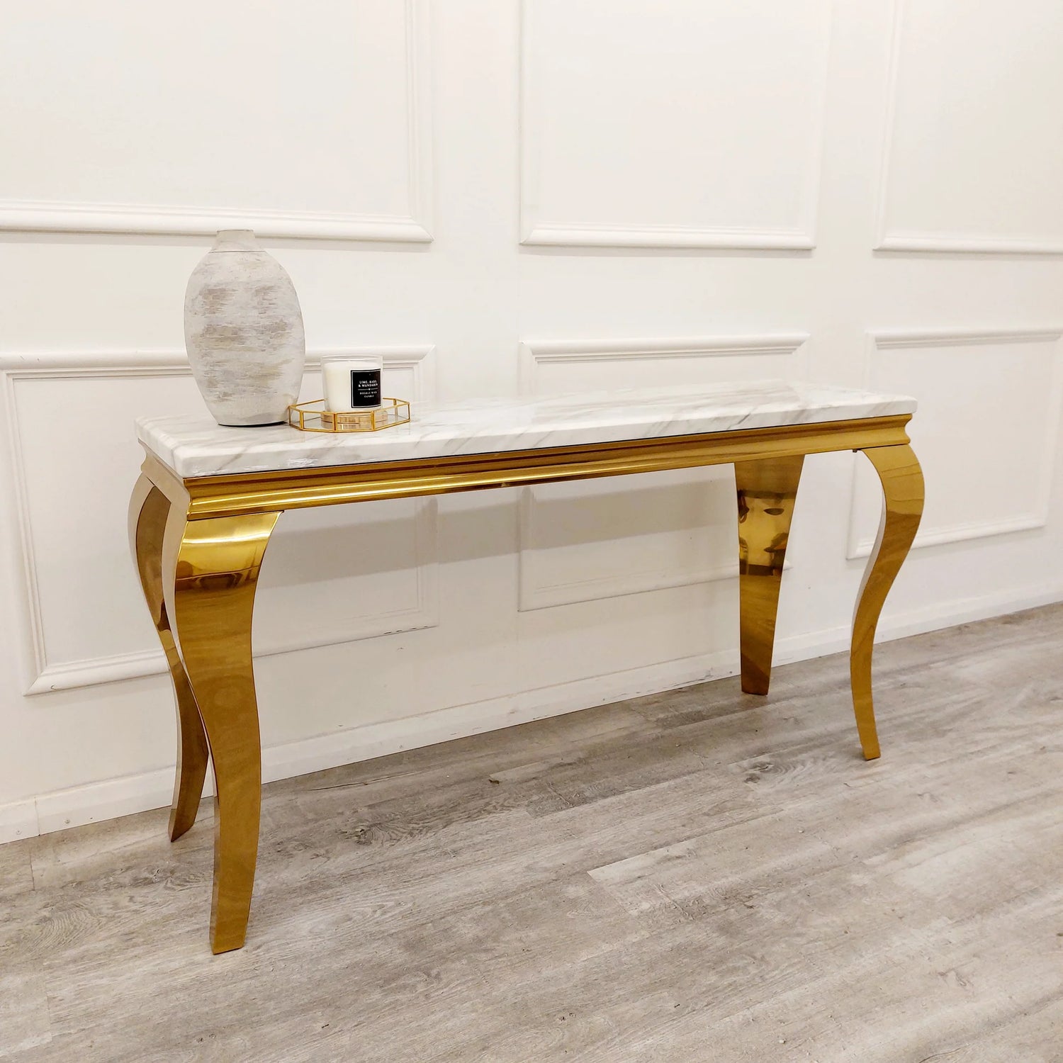 Louis Gold Console Table 120m