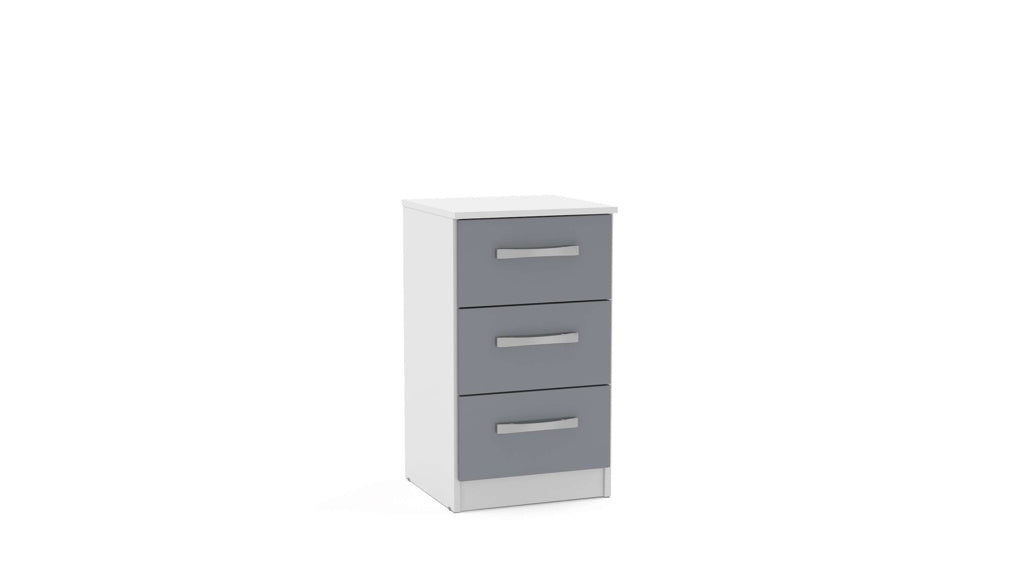 Lynx 3 Drawer Bedside