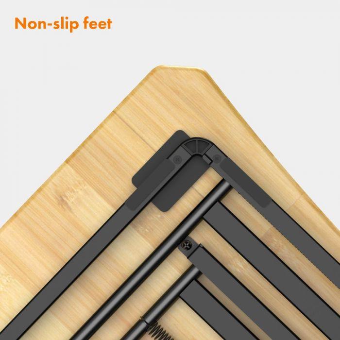 Bamboo Ultra-Slim Sit-Stand Desk Converter