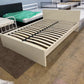 King Size Cream Gloss Bed Frame