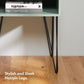 Pale Green Side Table with Hairpin Legs