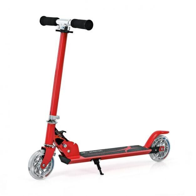 Red Scooter With LED Lights