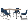 Quebec Straight Edge Dining Set