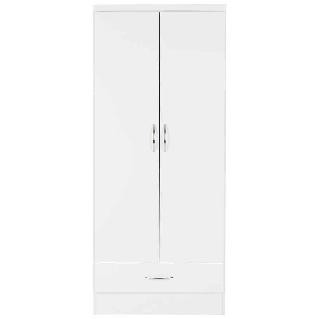 Nevada 2 Door 1 Drawer Wardrobe